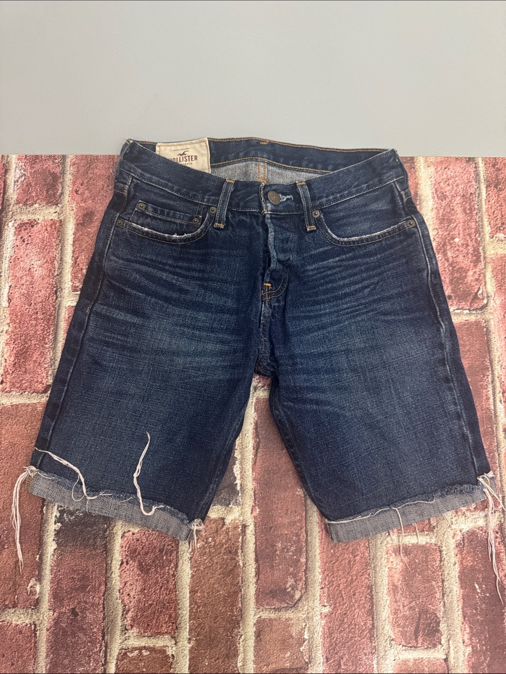 Hollister Bermuda Denim Shorts Size 28